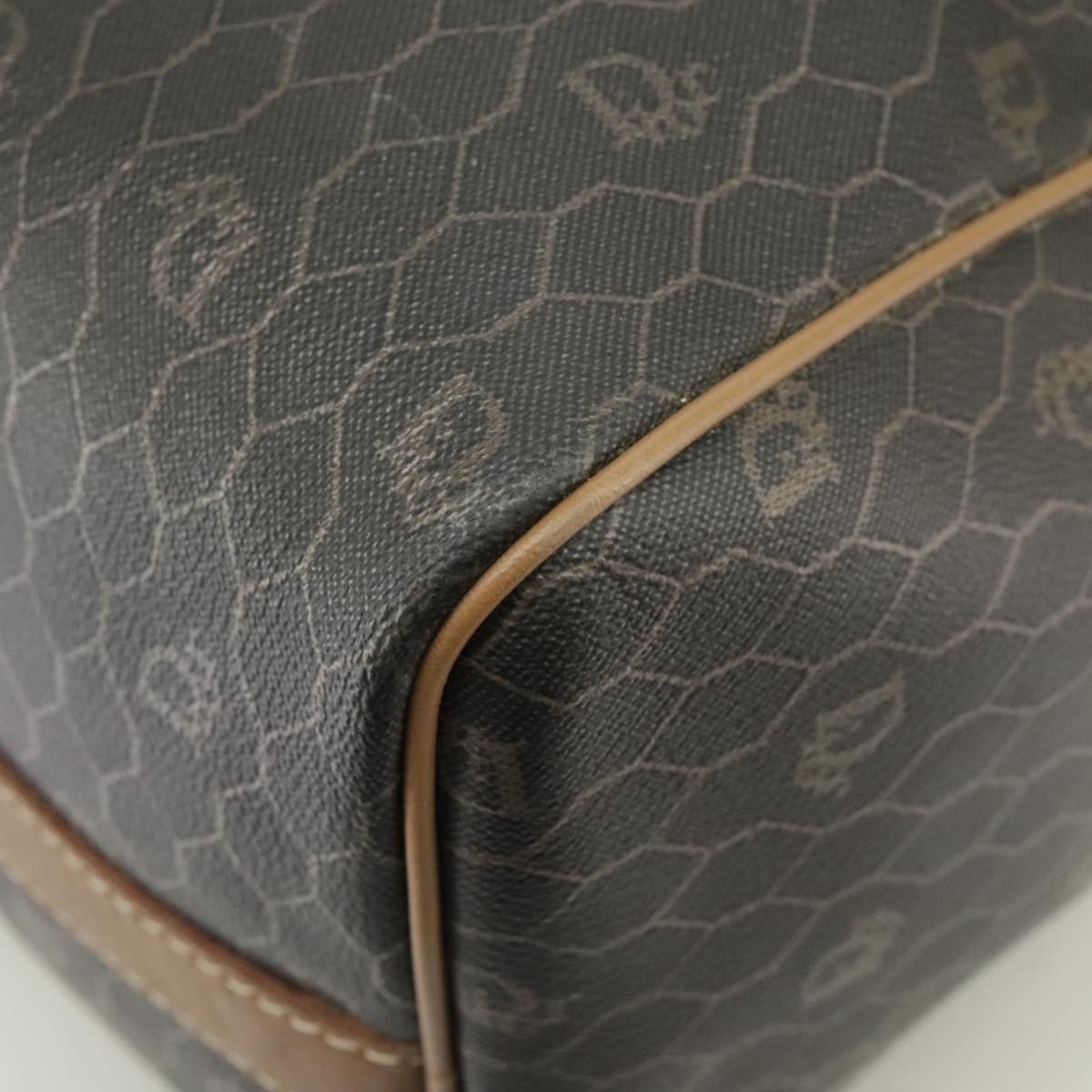 Dior Honeycomb Black Canvas Travel Bag (Pre-Owned) Size ONE SIZE - 8 Thumbnail