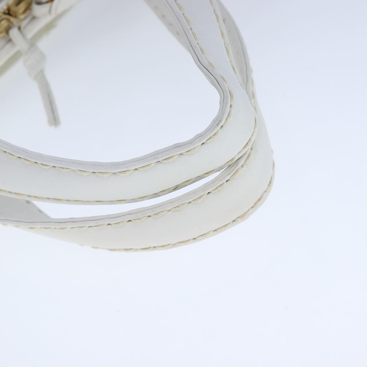 Chanel Wild Stitch White Leather Handbag (Pre-Owned) Size ONE SIZE - 5 Thumbnail