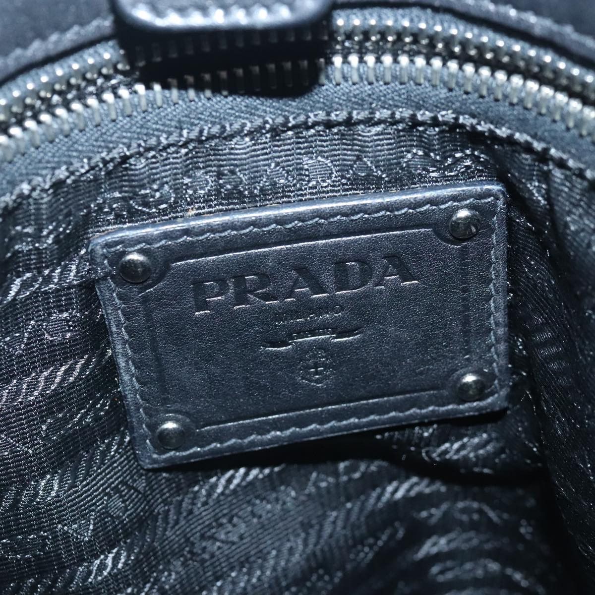 Prada Vitello Black Leather Shoulder Bag (Pre-Owned) Size ONE SIZE - 13 Thumbnail