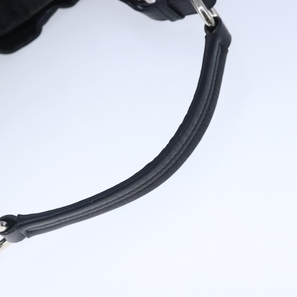 Prada Vitello Black Leather Shoulder Bag (Pre-Owned) Size ONE SIZE - 6 Thumbnail