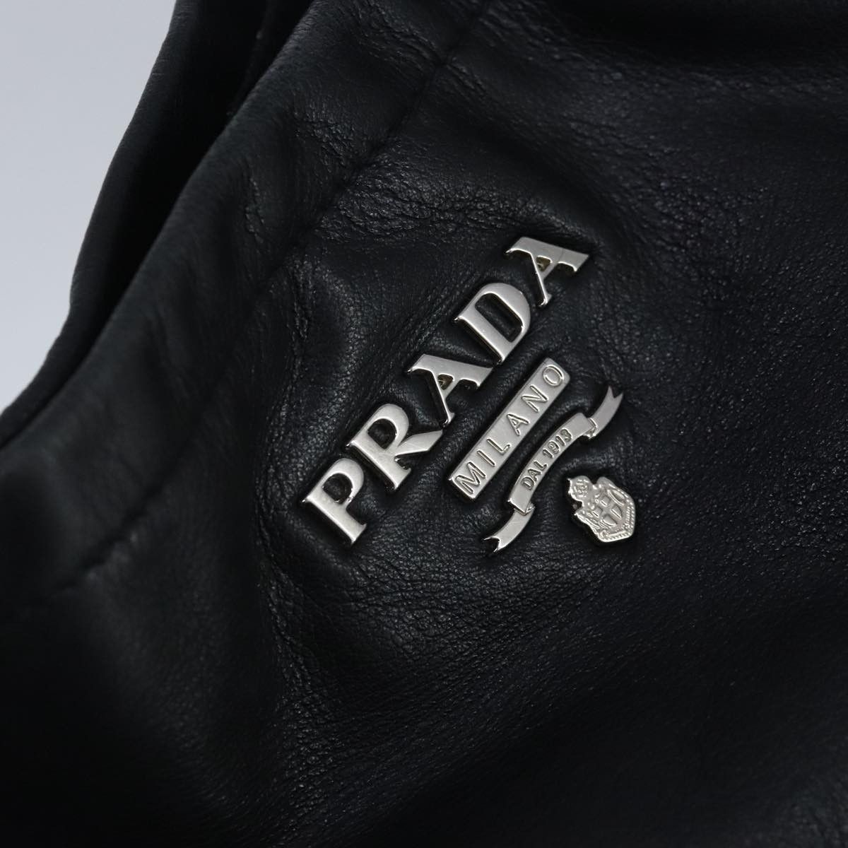 Prada Vitello Black Leather Shoulder Bag (Pre-Owned) Size ONE SIZE - 20 Thumbnail