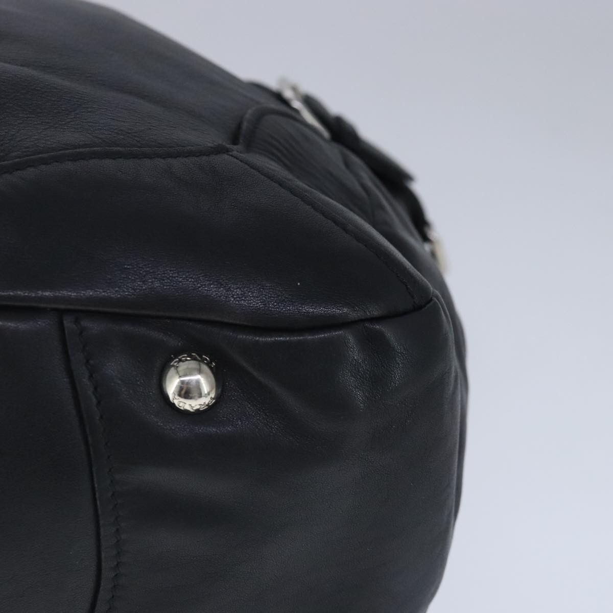 Prada Vitello Black Leather Shoulder Bag (Pre-Owned) Size ONE SIZE - 8 Thumbnail