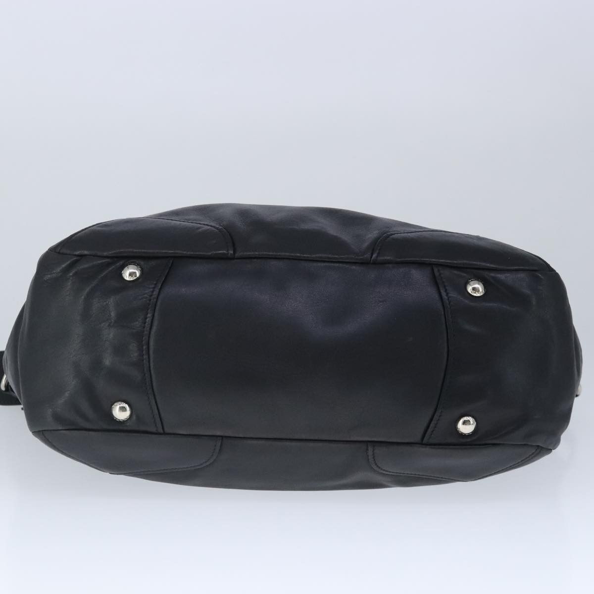 Prada Vitello Black Leather Shoulder Bag (Pre-Owned) Size ONE SIZE - 19 Thumbnail