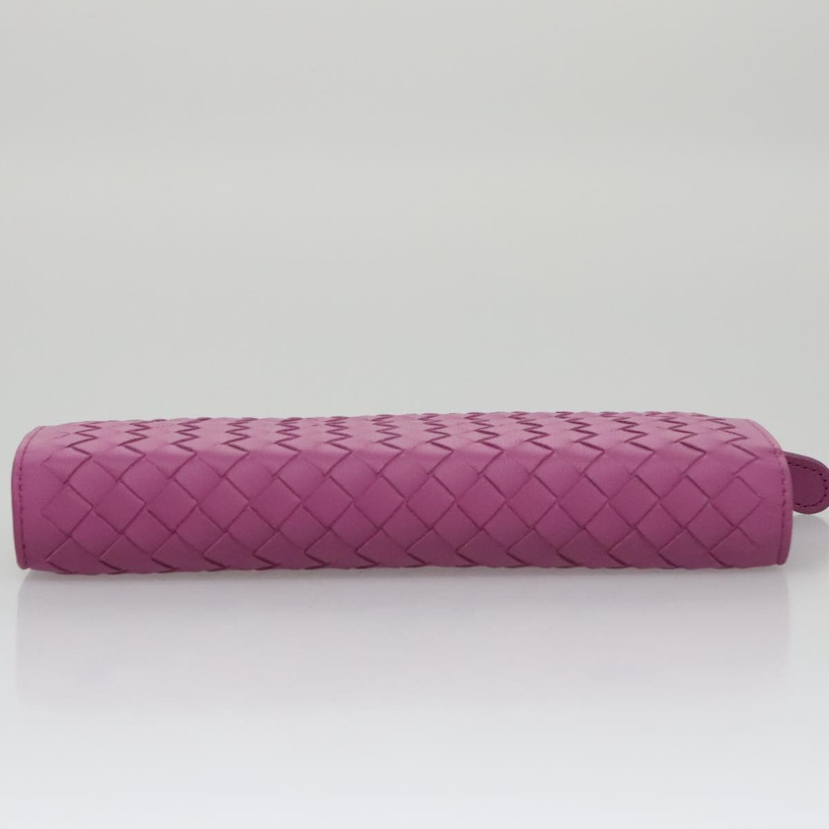 Bottega Veneta Intrecciato Purple Leather Wallet (Pre-Owned) Size ONE SIZE - 14 Thumbnail