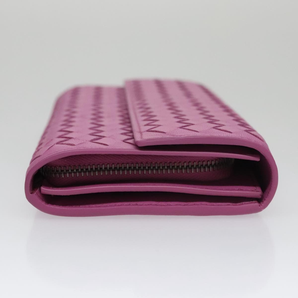 Bottega Veneta Intrecciato Purple Leather Wallet (Pre-Owned) Size ONE SIZE - 13 Thumbnail