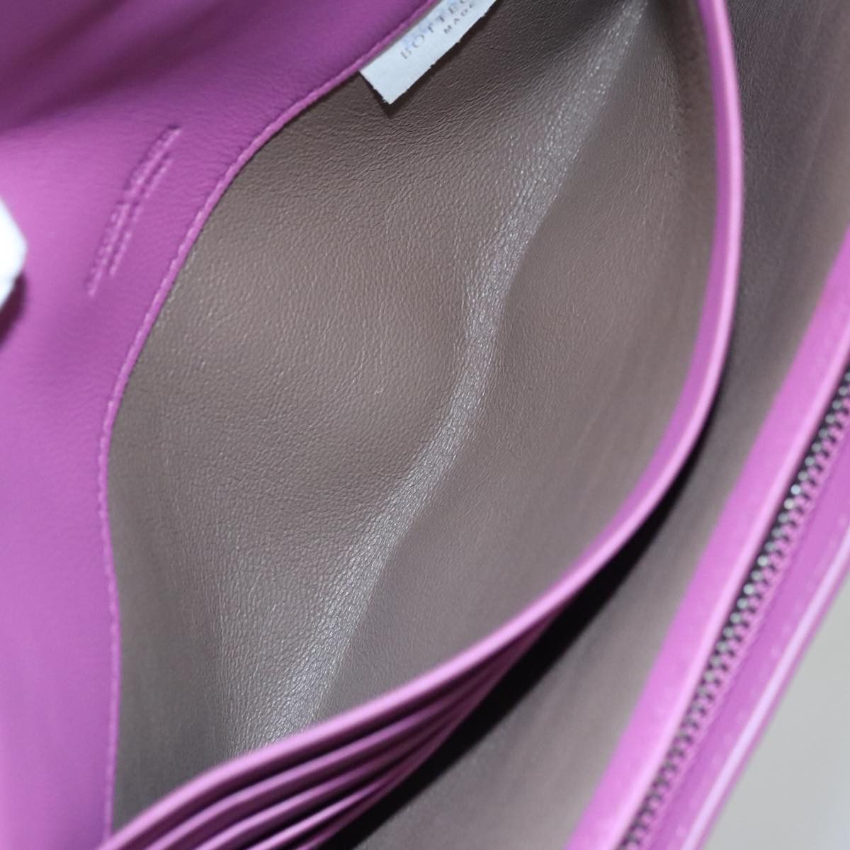 Bottega Veneta Intrecciato Purple Leather Wallet (Pre-Owned) Size ONE SIZE - 18 Thumbnail