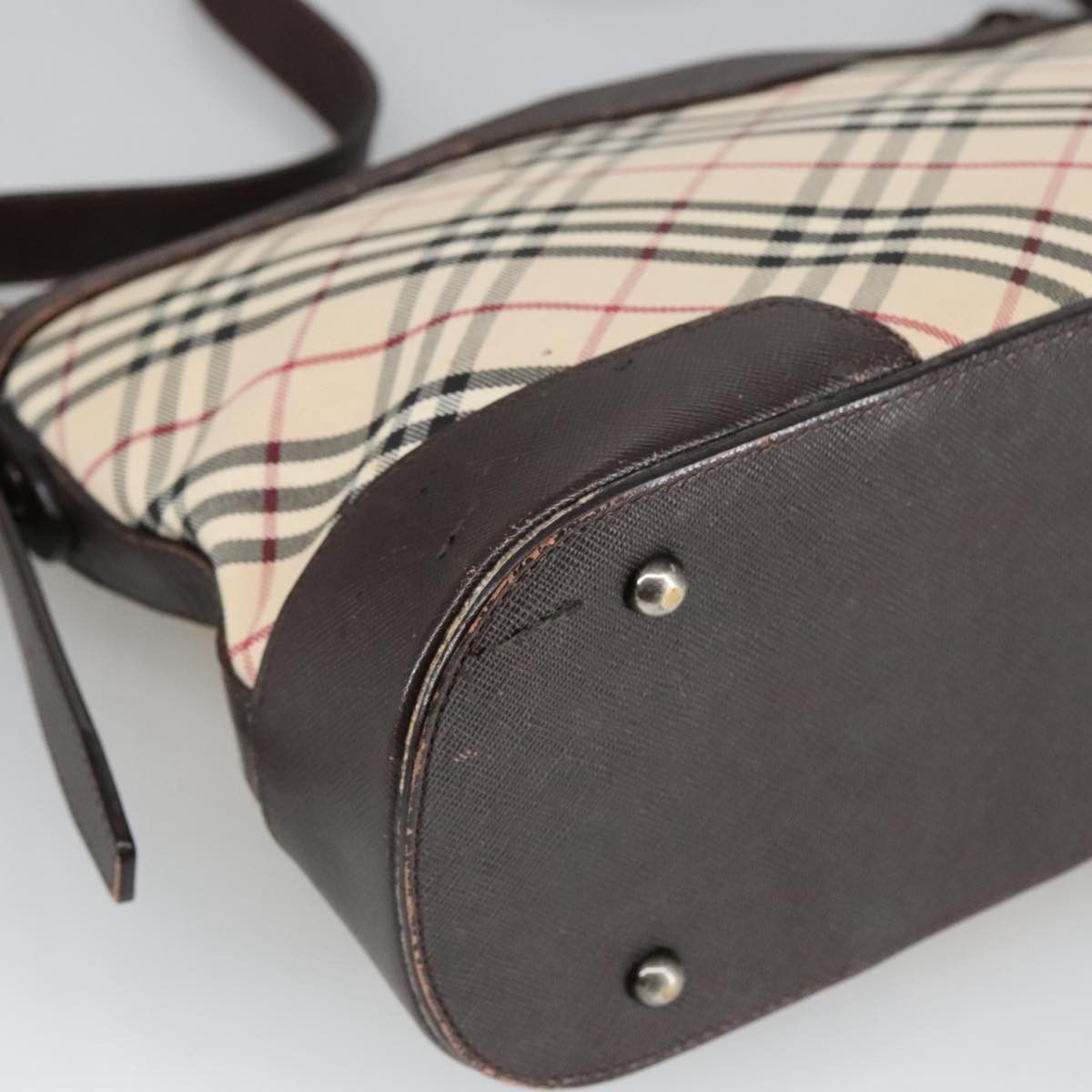 Burberry Nova Check Beige Canvas Shoulder Bag (Pre-Owned) Size ONE SIZE - 16 Thumbnail