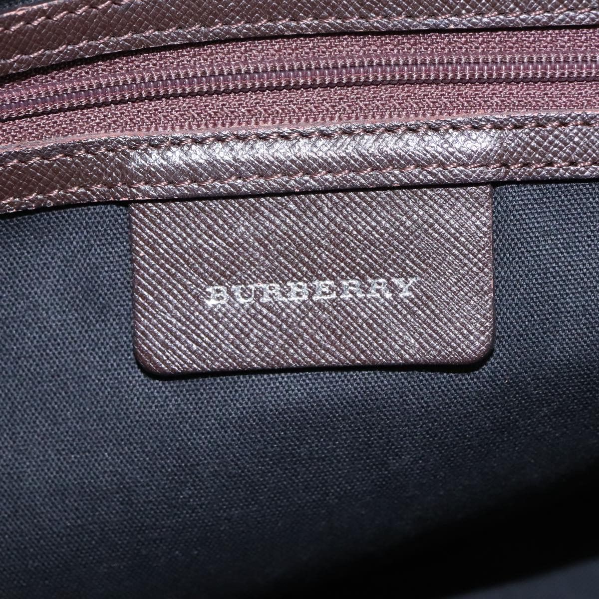 Burberry Nova Check Beige Canvas Shoulder Bag (Pre-Owned) Size ONE SIZE - 9 Thumbnail
