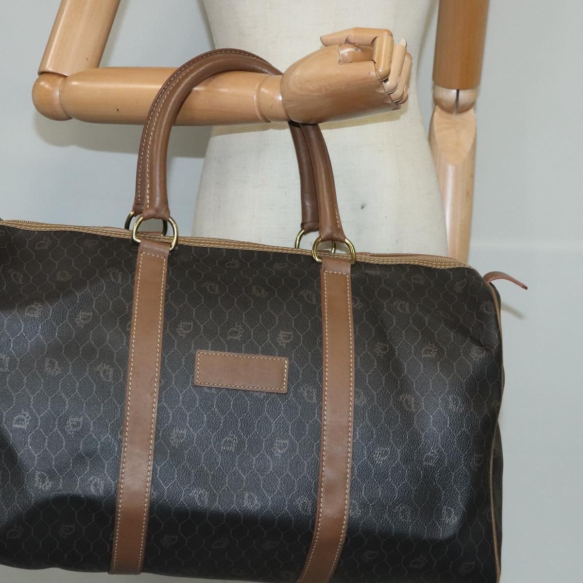Dior Honeycomb Black Canvas Travel Bag (Pre-Owned) Size ONE SIZE - 16 Thumbnail