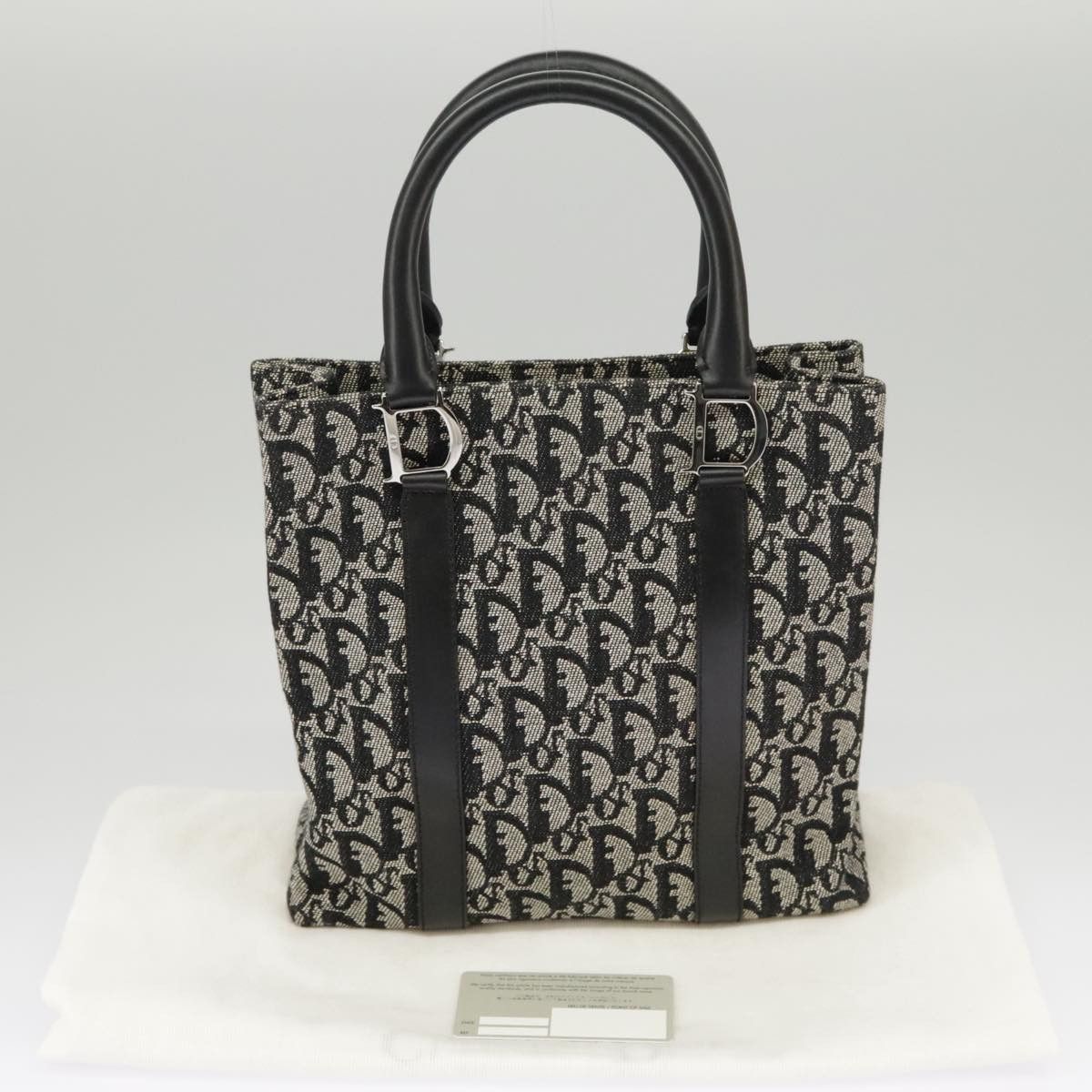 Dior Navy Canvas Tote Bag (Pre-Owned) Size ONE SIZE - 17 Thumbnail