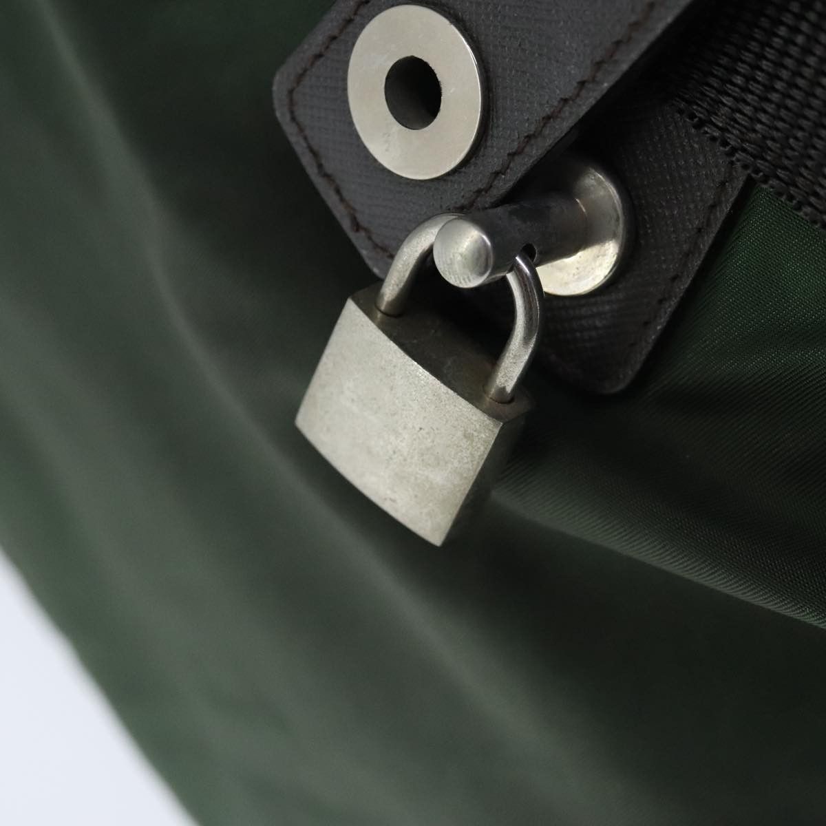 Prada Re-Nylon Khaki Synthetic Travel Bag (Pre-Owned) Size ONE SIZE - 11 Thumbnail