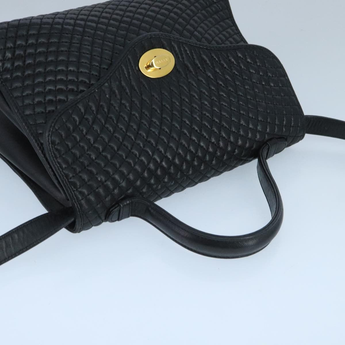 Bally Black Leather Handbag (Pre-Owned) Size ONE SIZE - 16 Thumbnail