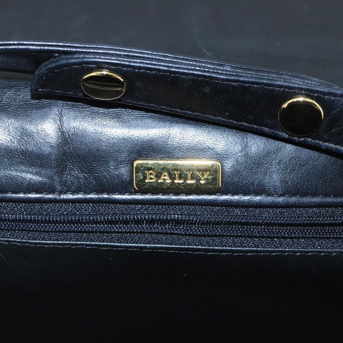 Bally Black Leather Handbag (Pre-Owned) Size ONE SIZE - 13 Thumbnail