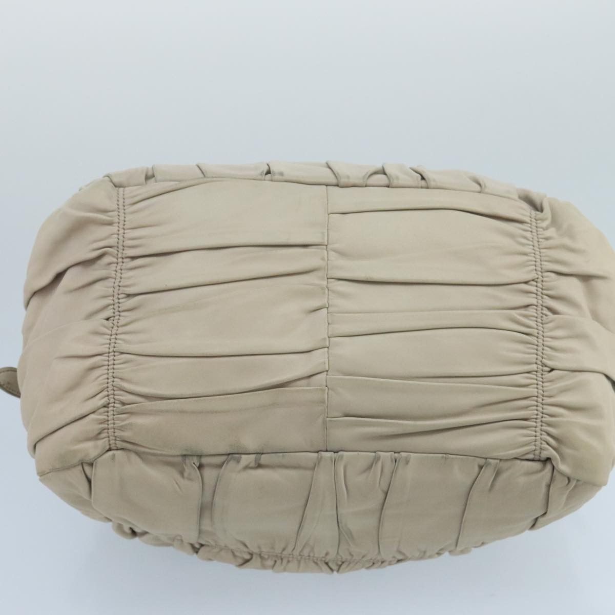 Prada Nappa Gauffré Beige Leather Handbag (Pre-Owned) Size ONE SIZE - 5 Thumbnail