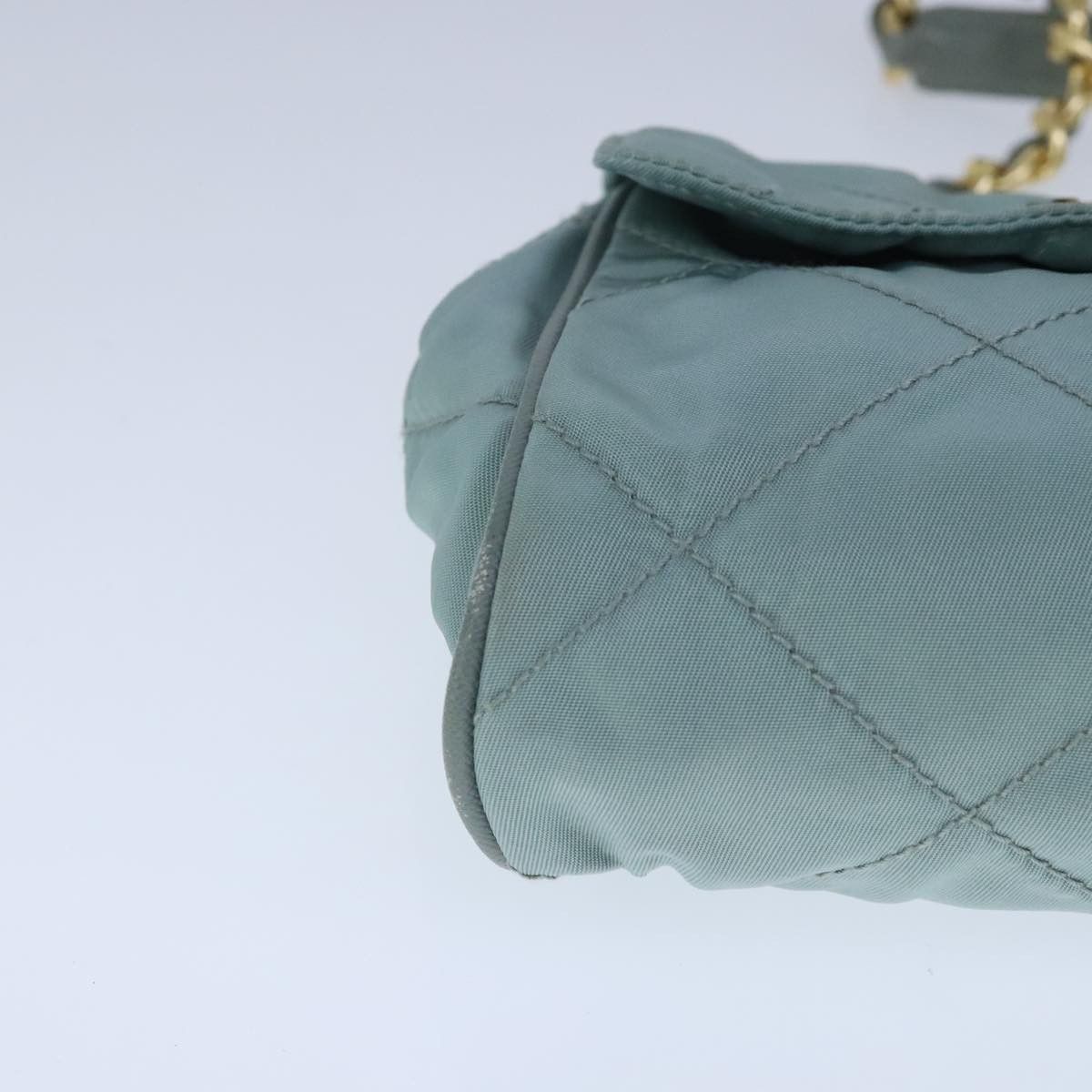 Prada Blue Synthetic Shoulder Bag (Pre-Owned) Size ONE SIZE - 16 Thumbnail