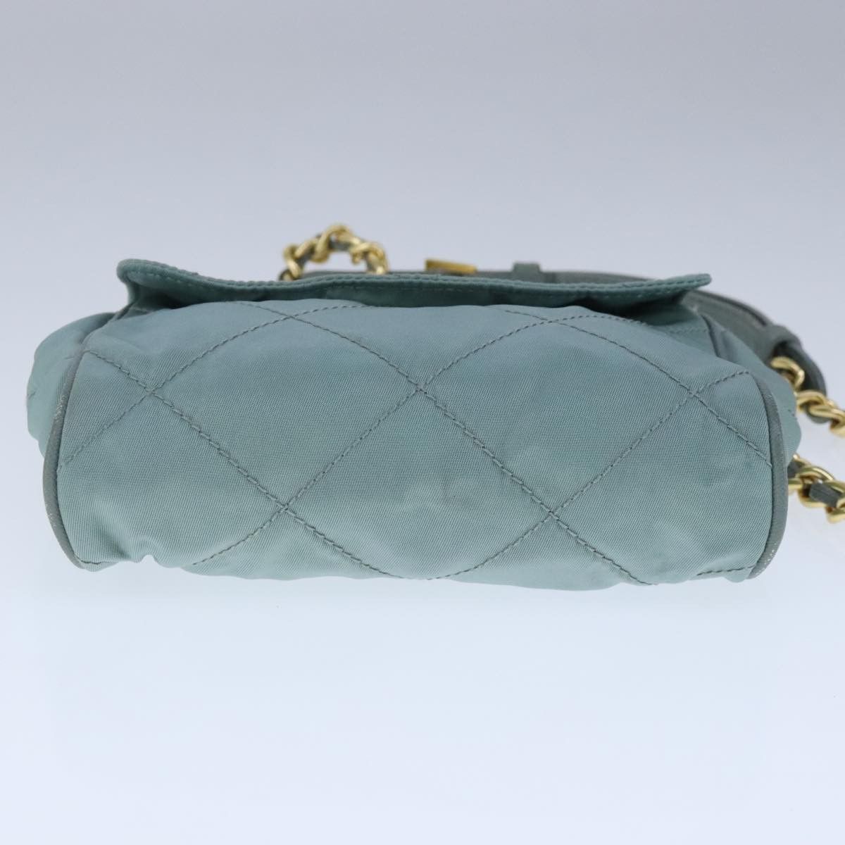 Prada Blue Synthetic Shoulder Bag (Pre-Owned) Size ONE SIZE - 5 Thumbnail