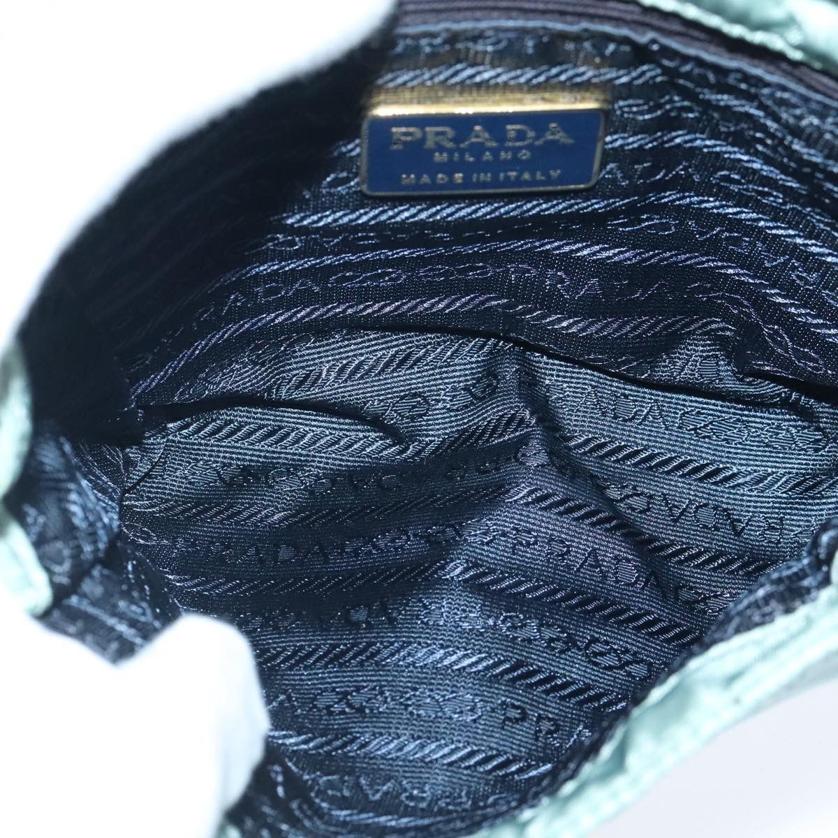 Prada Blue Synthetic Shoulder Bag (Pre-Owned) Size ONE SIZE - 8 Thumbnail