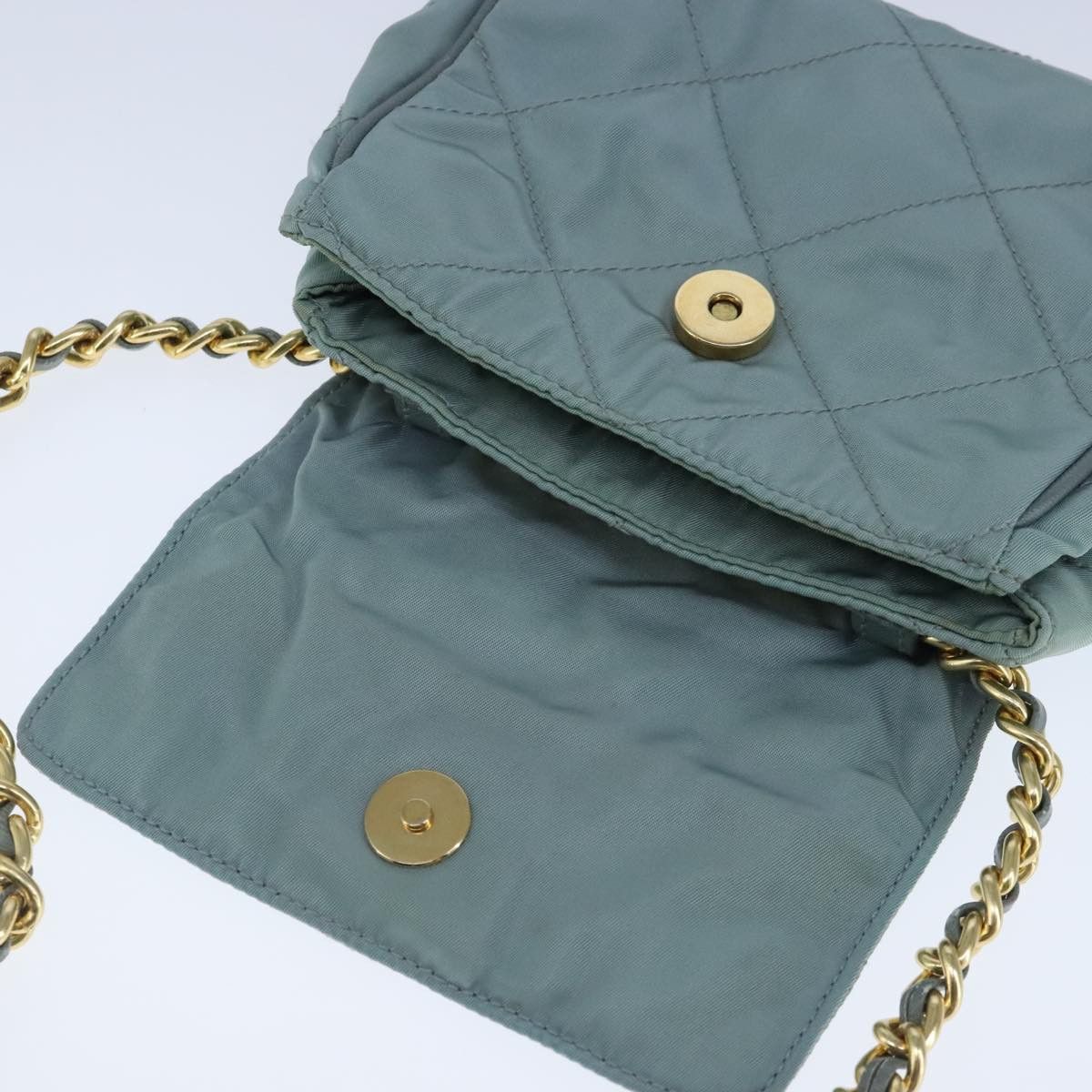 Prada Blue Synthetic Shoulder Bag (Pre-Owned) Size ONE SIZE - 14 Thumbnail