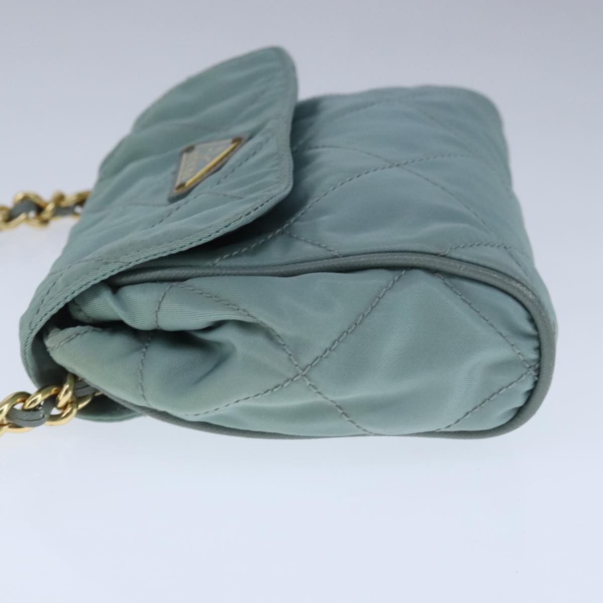 Prada Blue Synthetic Shoulder Bag (Pre-Owned) Size ONE SIZE - 3 Thumbnail