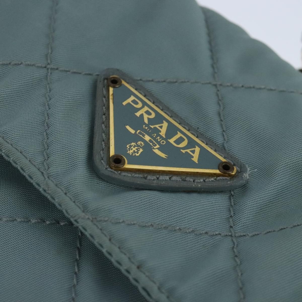 Prada Blue Synthetic Shoulder Bag (Pre-Owned) Size ONE SIZE - 7 Thumbnail