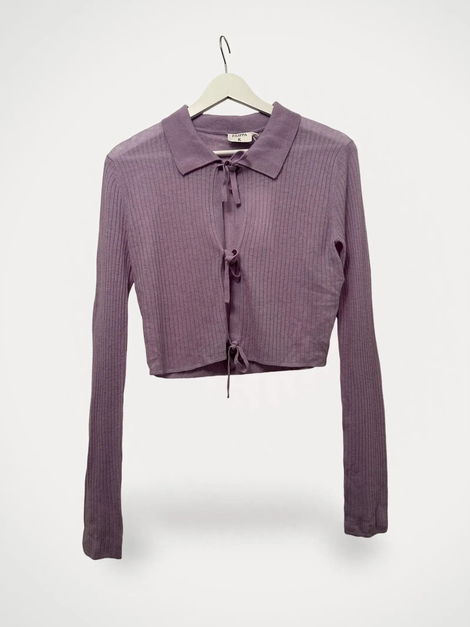 Filippa K Filippa K Cropped tie cardigan Top Size S / US 4 / IT 40 - 2 Thumbnail