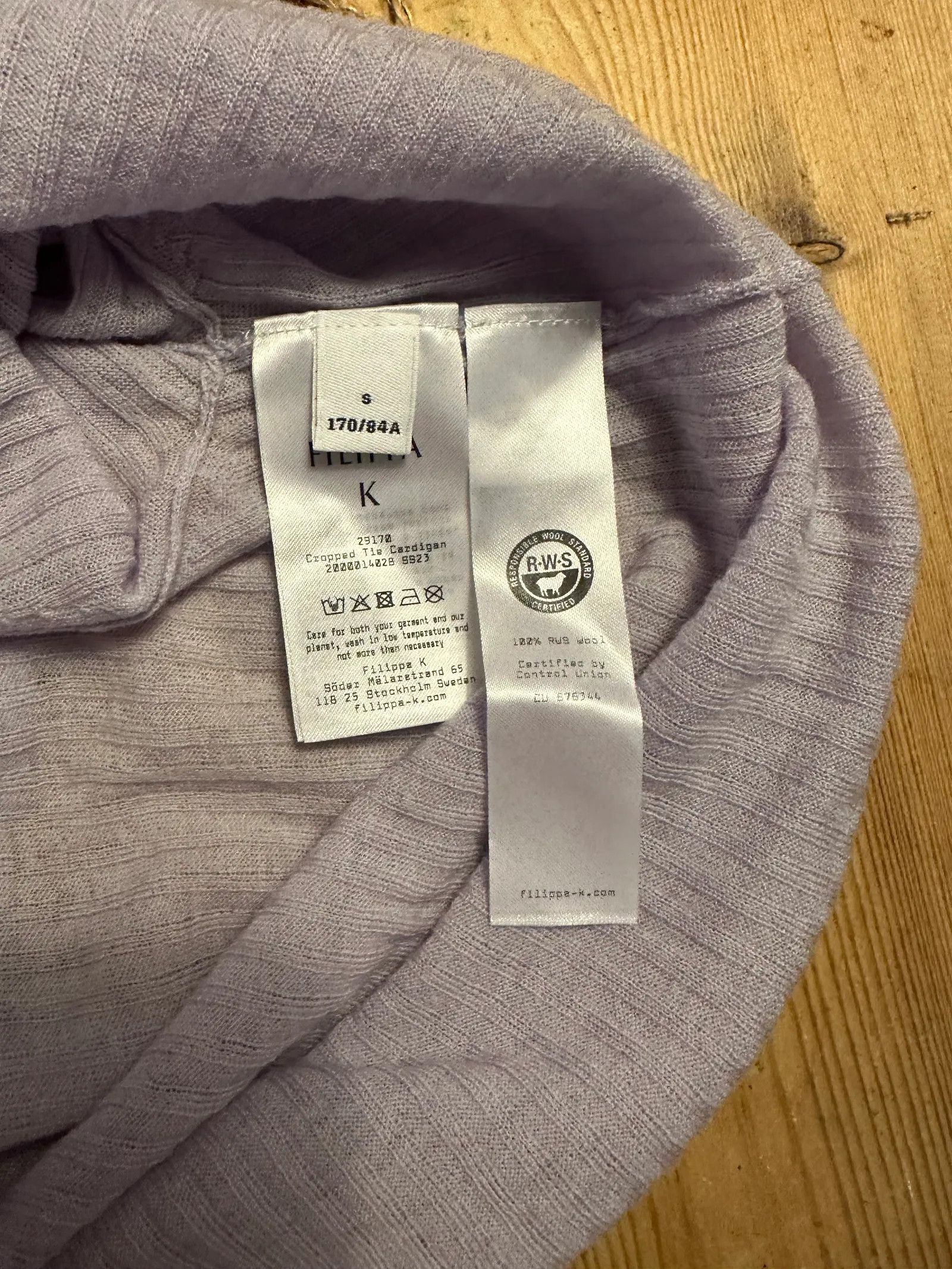 Filippa K Filippa K Cropped tie cardigan Top Size S / US 4 / IT 40 - 4 Thumbnail
