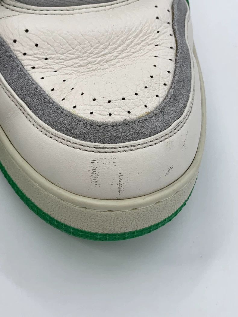Louis Vuitton Louis Vuitton Lv Size 42 White and Green Leather Laced Casual Sports Sneakers Size US 8.5 / EU 41-42 - 8 Thumbnail