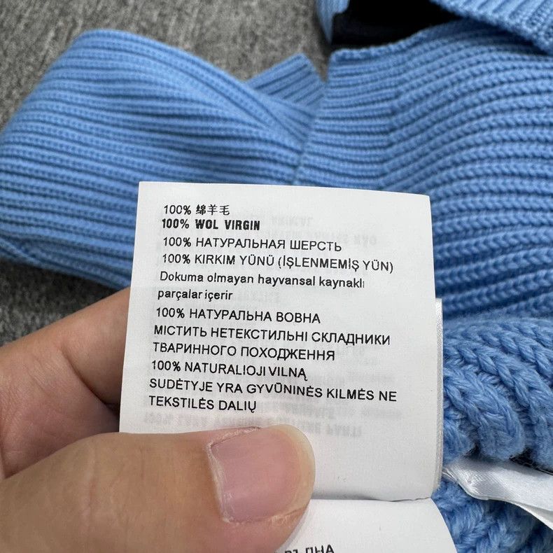 Miu Miu MiuMiu V-neck blue preppy cardigan-zp Size US L / EU 52-54 / 3 - 6 Thumbnail