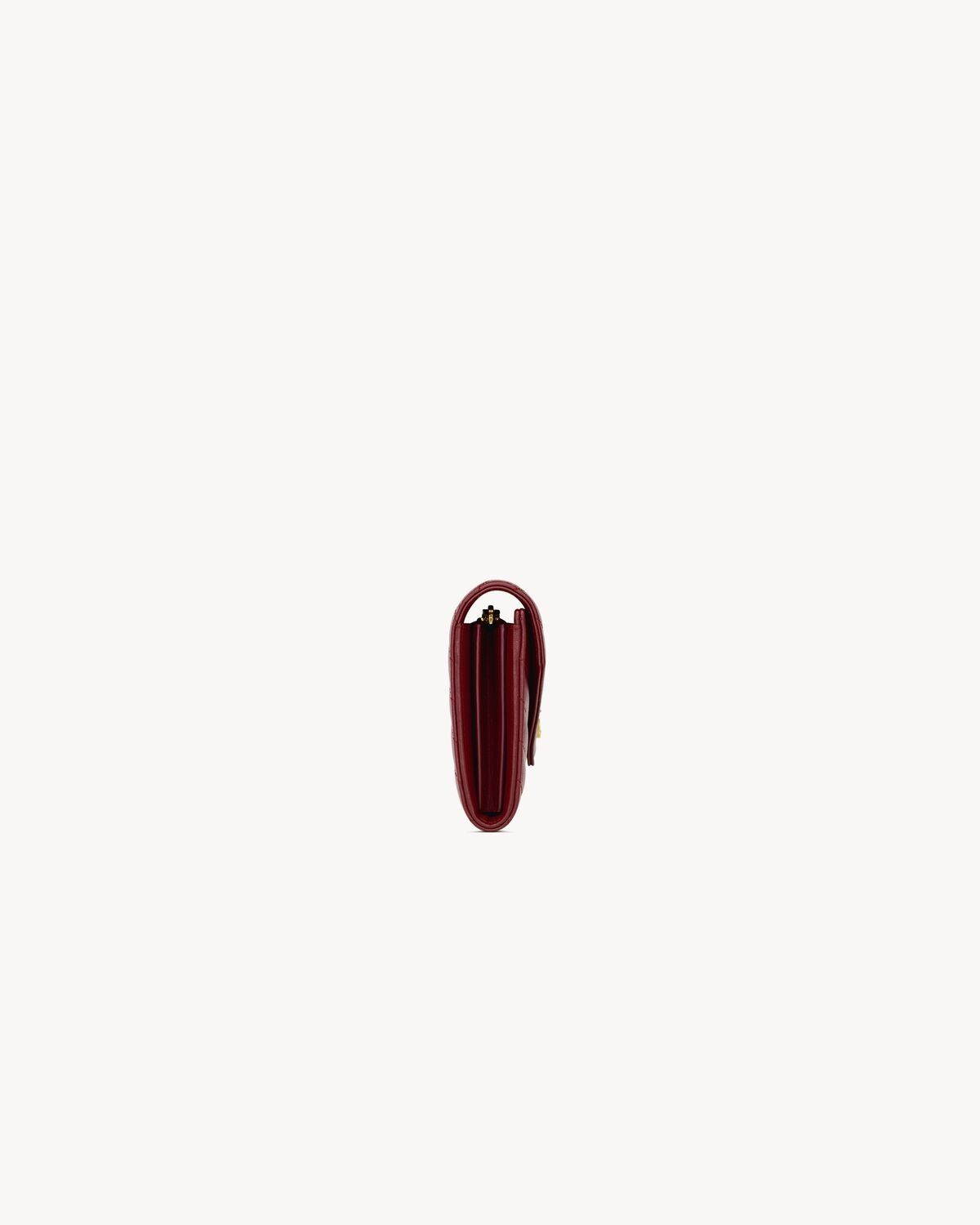 Cassandre Large Flap Wallet add a chain and wear like a bag