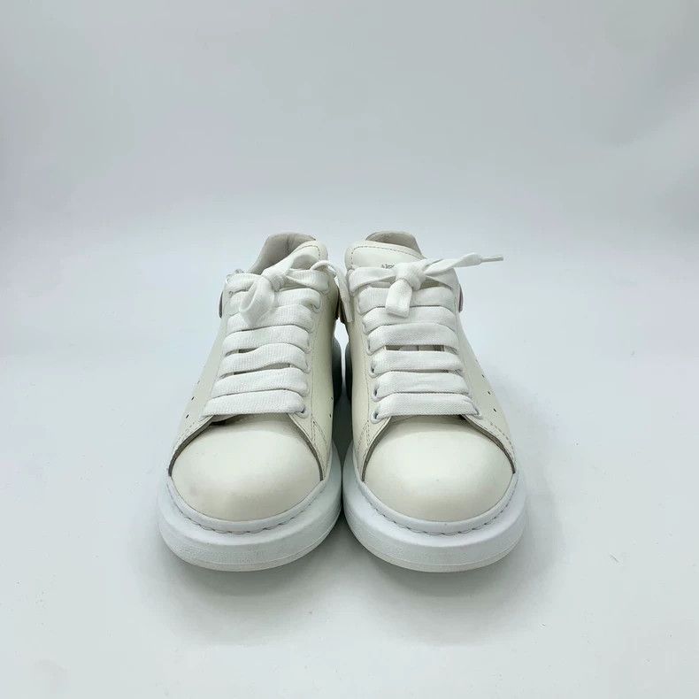 Alexander McQueen Alexander McQueen Alexander McQueen Size 38.5 White Thick Sole Laced Casual Shoes Size US 6 / EU 39 - 3 Thumbnail