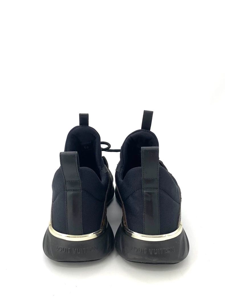 Louis Vuitton Louis Vuitton lv Louis Vuitton Size 38 Black Brown Mesh Patch Laced Casual Sports Shoes Size US 6 / EU 39 - 4 Thumbnail