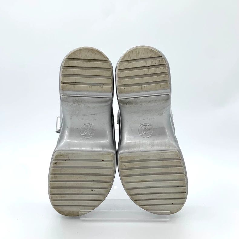 Louis Vuitton Louis Vuitton Lv Louis Vuitton Size 37 Silver Logo Print Thick Sole Sandals Size US 6 / IT 36 - 5 Thumbnail