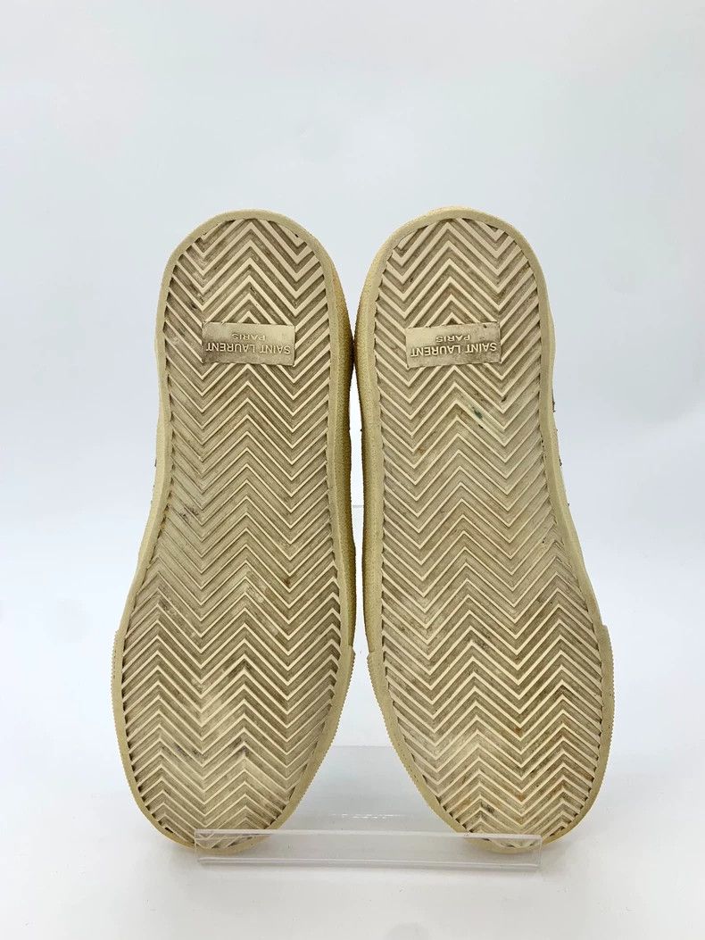 Saint Laurent Paris Saint Laurent Paris Saint Laurent Size 40 White Star Round Toe Laced Casual Loafers Size US 7 / EU 40 - 5 Thumbnail