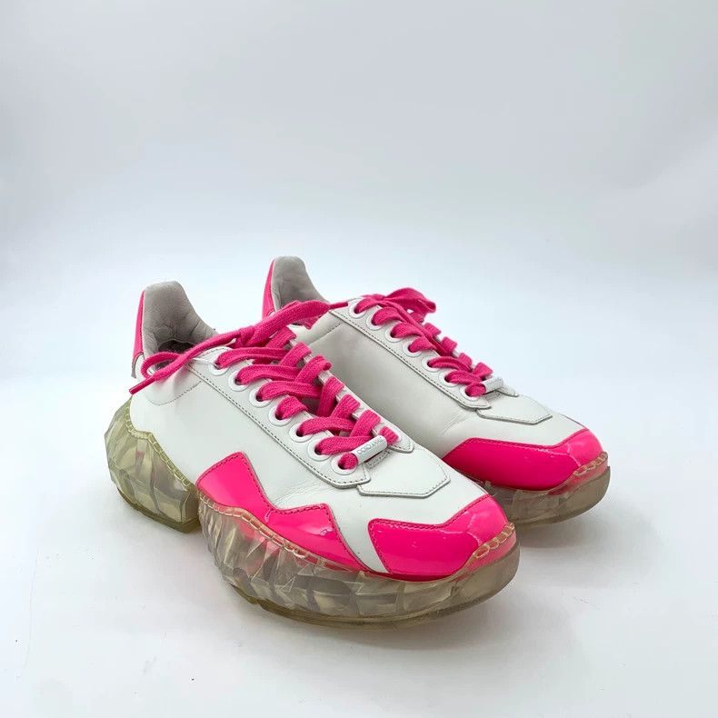 Jimmy Choo Jimmy Choo Jimmy Choo Size 37 Color-blocked Laced Thick Sole Casual Shoes Size US 6 / IT 36 - 2 Thumbnail