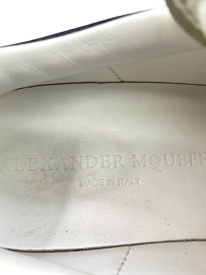 Alexander McQueen Alexander McQueen Alexander McQueen Size 38 White Thick Sole Leather Laced Casual Sports Shoes Size US 5.5 / EU 38 - 7 Thumbnail