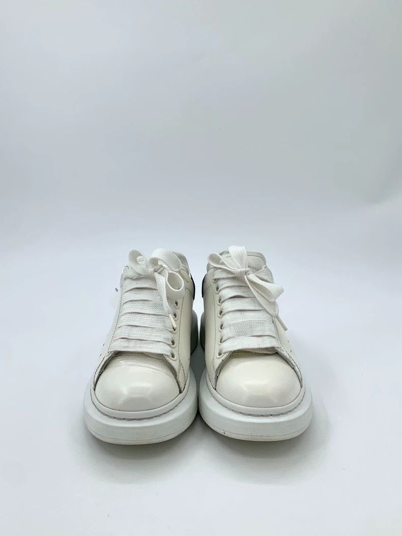 Alexander McQueen Alexander McQueen Alexander McQueen Size 38 White Thick Sole Leather Laced Casual Sports Shoes Size US 5.5 / EU 38 - 3 Thumbnail