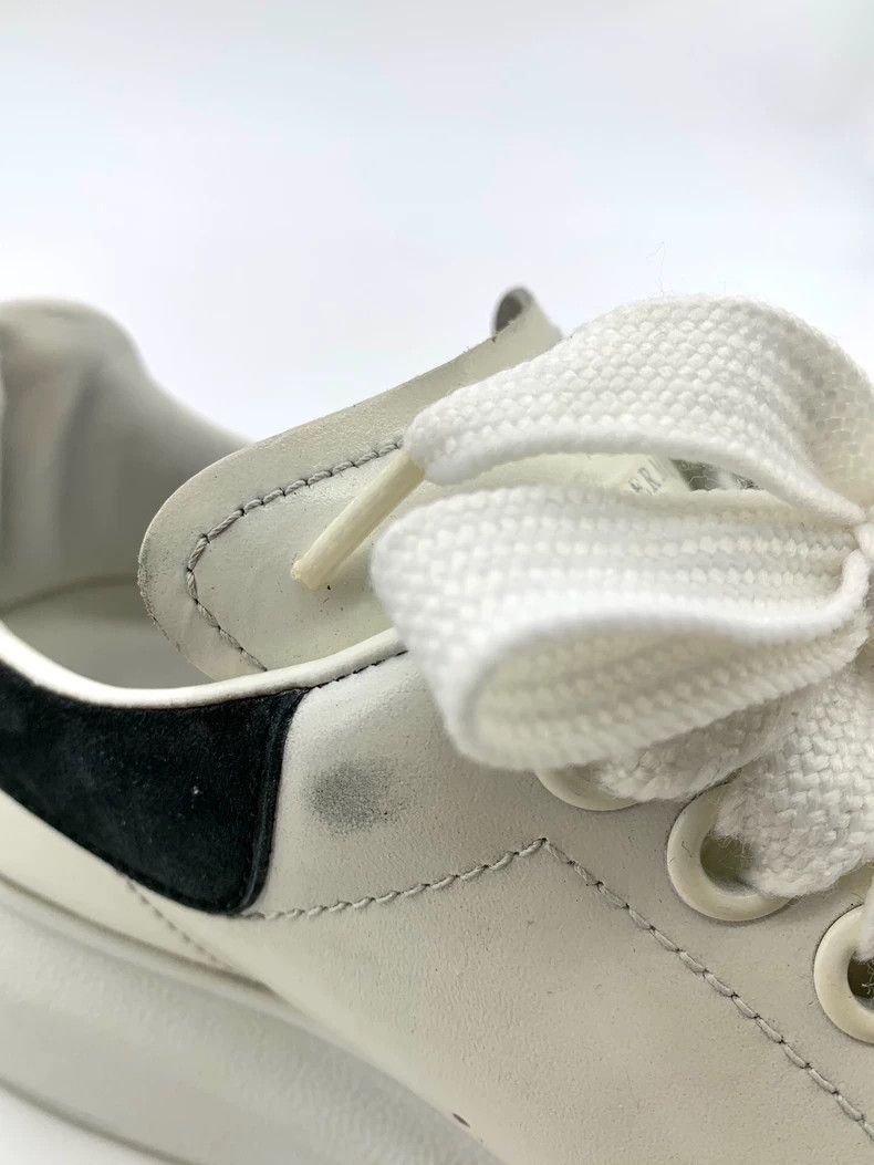 Alexander McQueen Alexander McQueen Alexander McQueen Size 38 White Thick Sole Leather Laced Casual Sports Shoes Size US 5.5 / EU 38 - 9 Thumbnail
