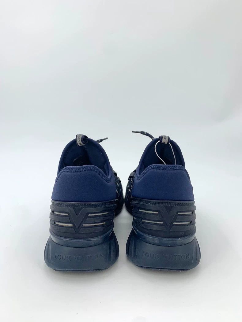 Louis Vuitton Louis Vuitton Lv Louis Vuitton Size 39.5 Dark Blue Laced Knit Casual Sports Shoes Size US 8 / IT 38 - 4 Thumbnail