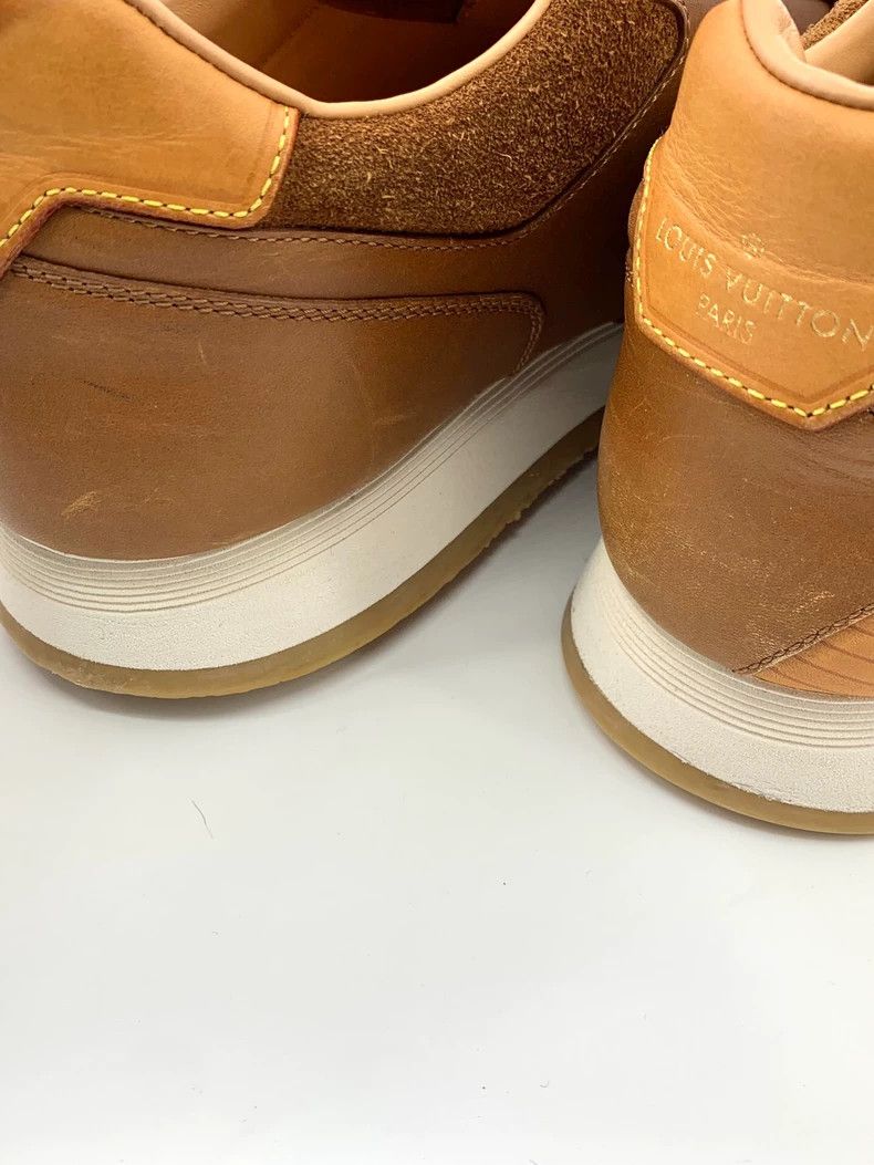 Alexander McQueen Louis Vuitton Lv Louis Vuitton Size 39.5 Brown Leather Laced Casual Sports Shoes Size US 8 / IT 38 - 8 Thumbnail