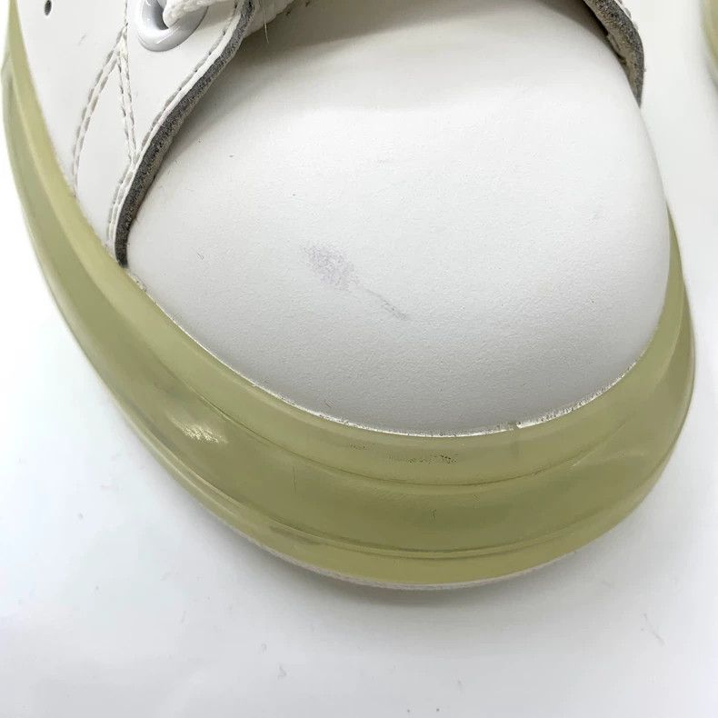 Alexander McQueen Alexander McQueen White lace-up thick-soled leather casual sneakers, size 38 Size US 5.5 / EU 38 - 8 Thumbnail