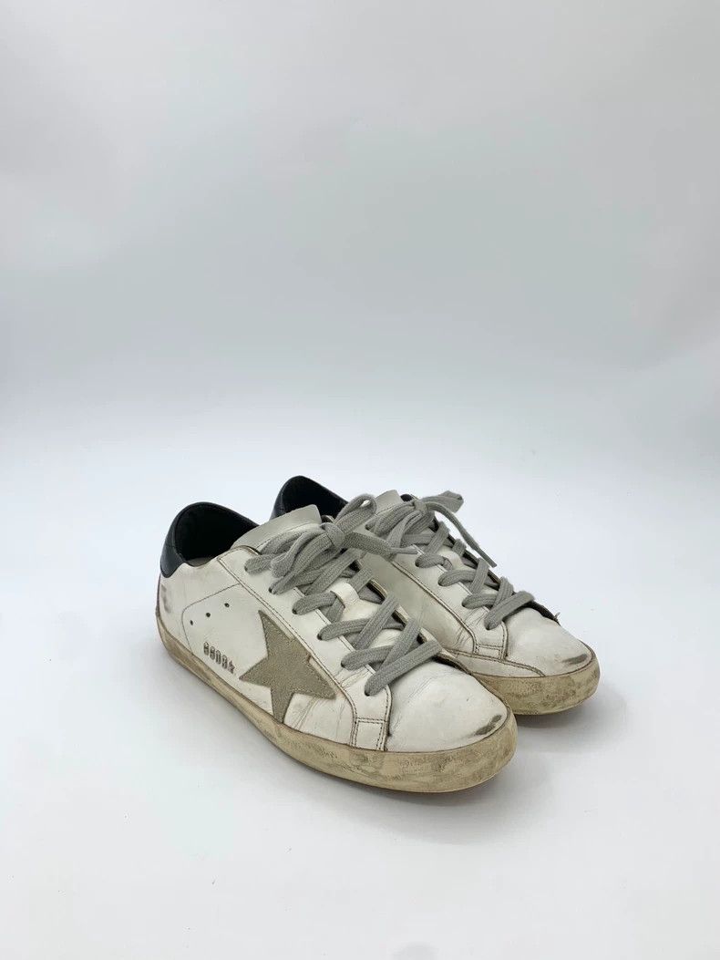 Leather Ggdb Laces Leopard Laces Star Sneakers Gold GGDB Men's