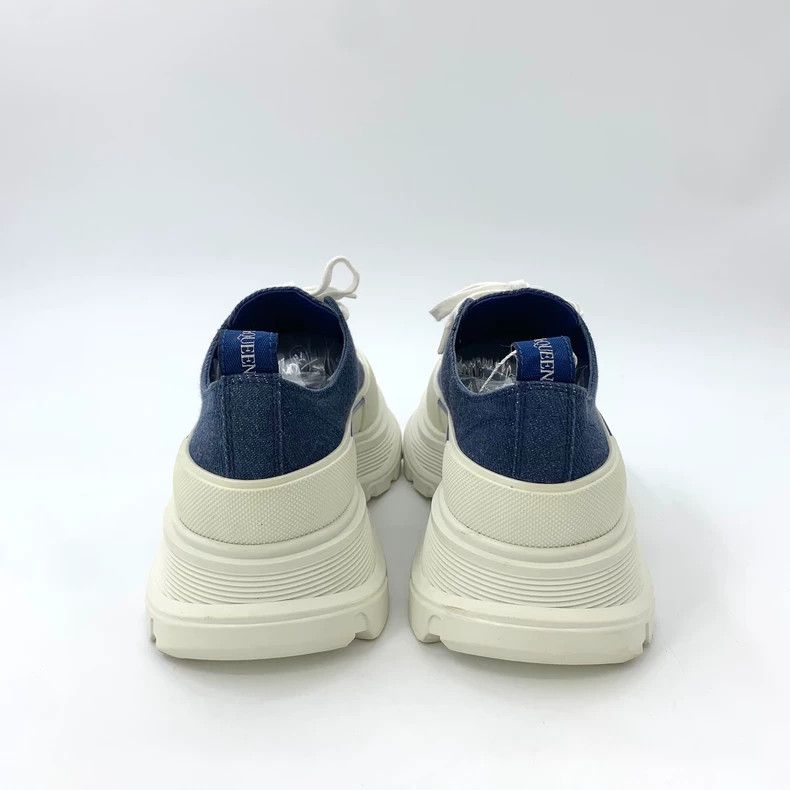 Alexander McQueen Alexander McQueen Blue color block thick-soled lace-up casual shoes, size 38 Size US 5.5 / EU 38 - 4 Thumbnail