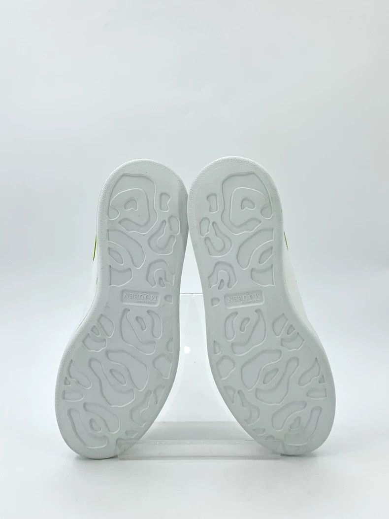 Alexander McQueen Alexander McQueen White fluorescent yellow tail thick-soled lace-up casual shoes, size 38 Size US 5.5 / EU 38 - 5 Thumbnail