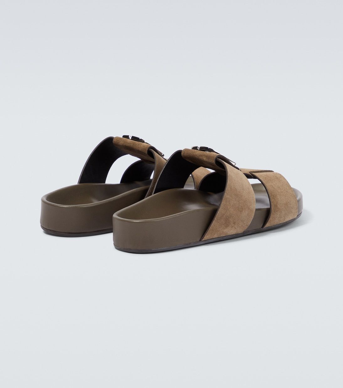Christian Louboutin Dhabubizz Suede Sandals Brown Size US 8 / EU 41 - 6 Thumbnail