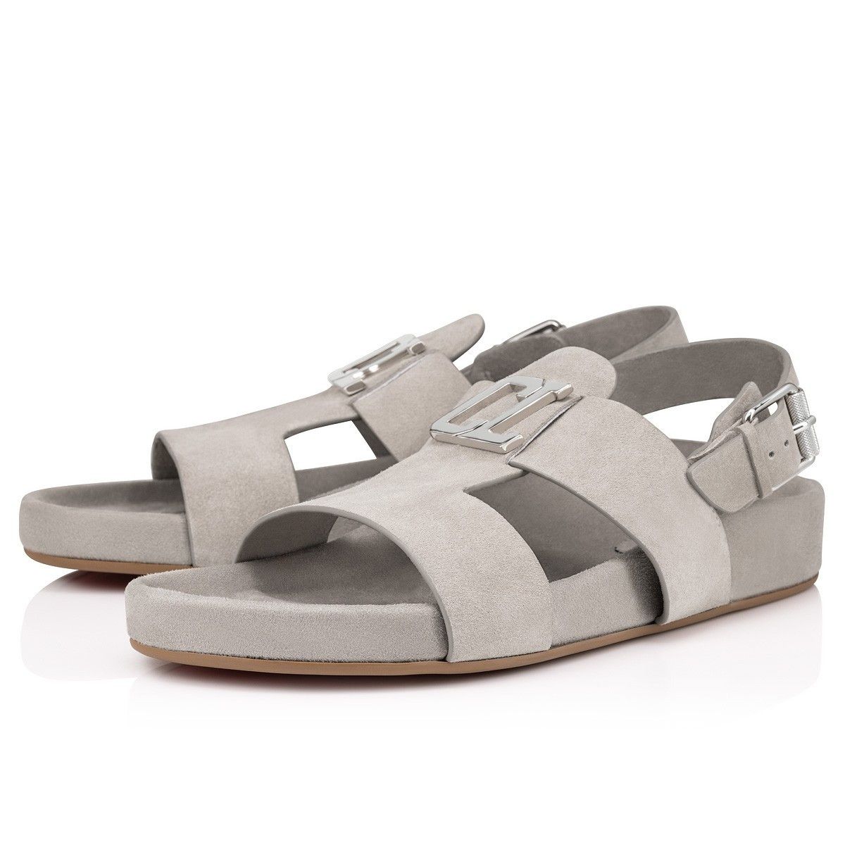 Christian Louboutin Varsibuckle Bizz Grey Size US 6 / EU 39 - 2 Thumbnail