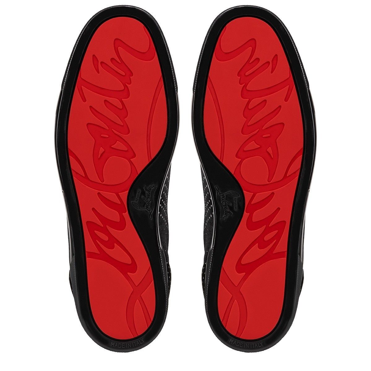 Christian Louboutin Louis Junior Orlato Velvet River Crystal Black Size US 6 / EU 39 - 7 Thumbnail