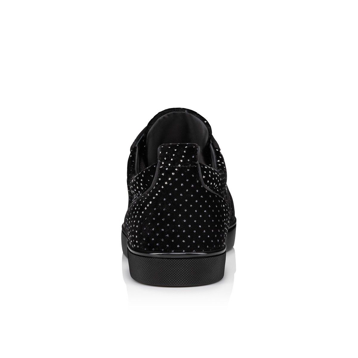 Christian Louboutin Louis Junior Orlato Velvet River Crystal Black Size US 11 / EU 44 - 5 Thumbnail