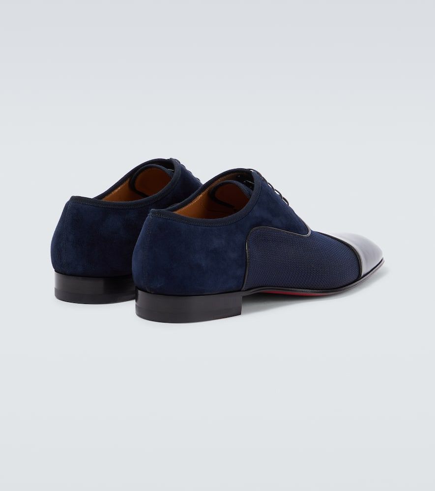 Christian Louboutin Greggo Navy Size US 7 / EU 40 - 5 Thumbnail