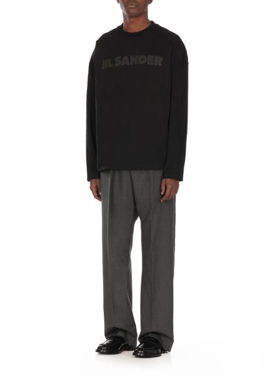 Jil Sander JIL SANDER Men Sweater J21GC0167 J20243001 Black Size US XL / EU 56 / 4 - 3 Thumbnail