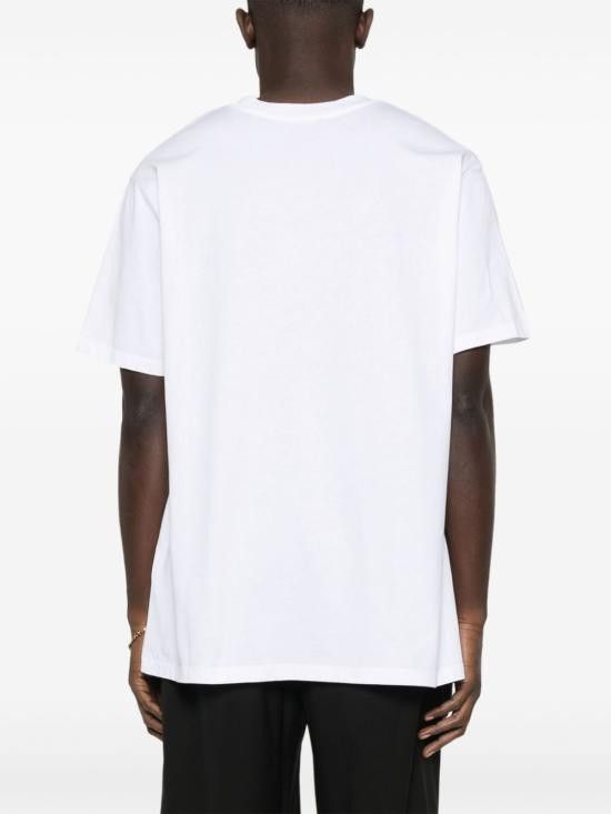 Balmain BALMAIN Men T-Shirts EH1EG010BB73 GAB White Size US L / EU 52-54 / 3 - 3 Thumbnail